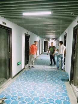 中铁十一局洛阳地铁1号线总指挥部工装